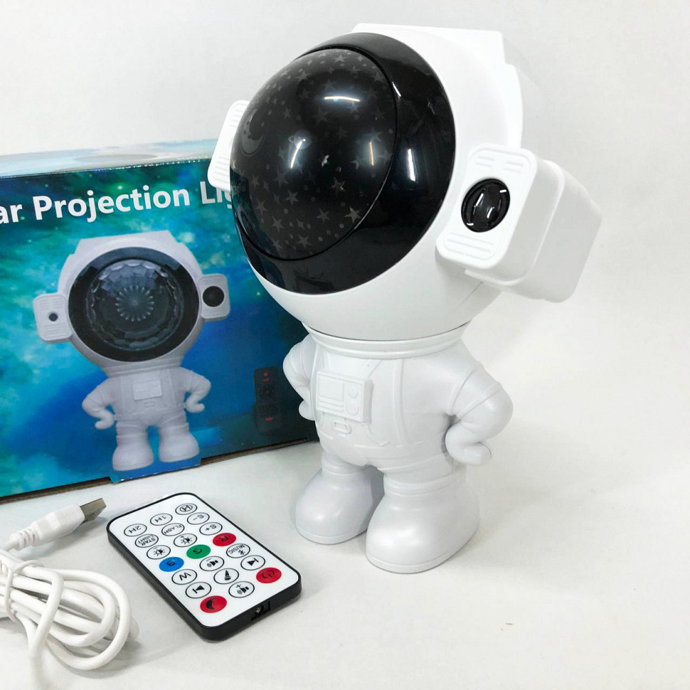 Нічник проектор блютуз Зоряне небо, Світильник космонавт дитячий нічник проектор космонавт RQ-70 Львів - фото 10