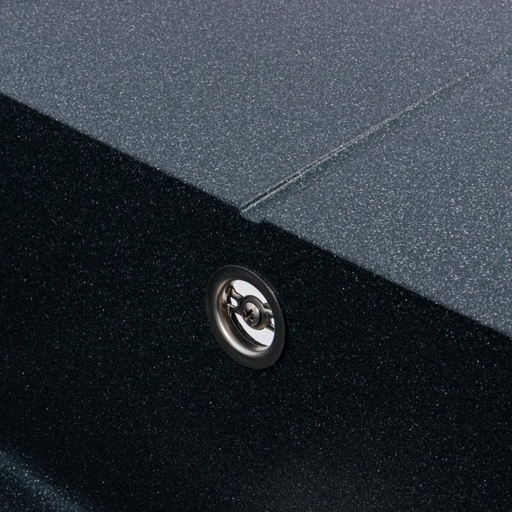 VALESO Гранітна мийка VALESO CALYPSO 7950 матова Антрацит Київ - фото 6