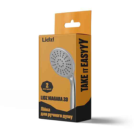 Лійка для ручного душу Lidz Niagara 20 80 мм округла LDNIA20CRM35448 Chrome Київ