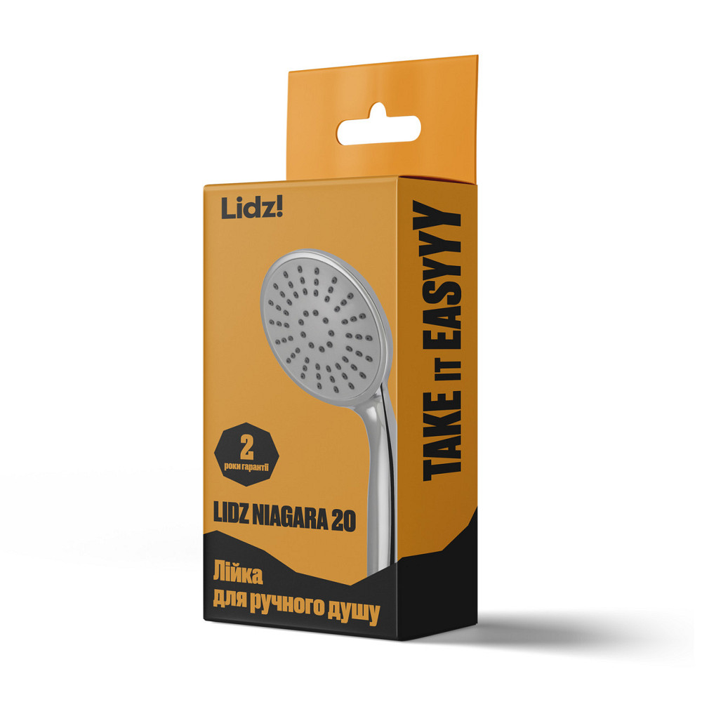 Лійка для ручного душу Lidz Niagara 20 80 мм округла LDNIA20CRM35448 Chrome Київ - фото 5