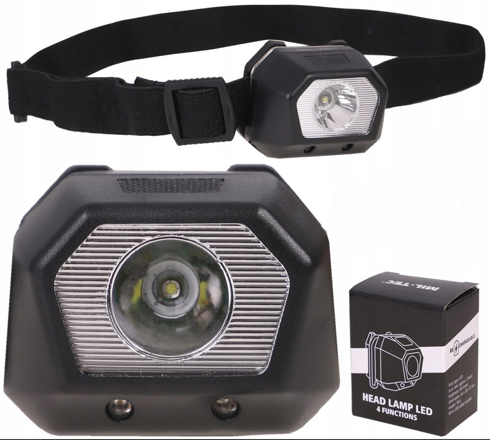 Налобный Фонарь аккумуляторный 80 люмен ,3 режима освещения (15171500) Нововолынск - изображение 1