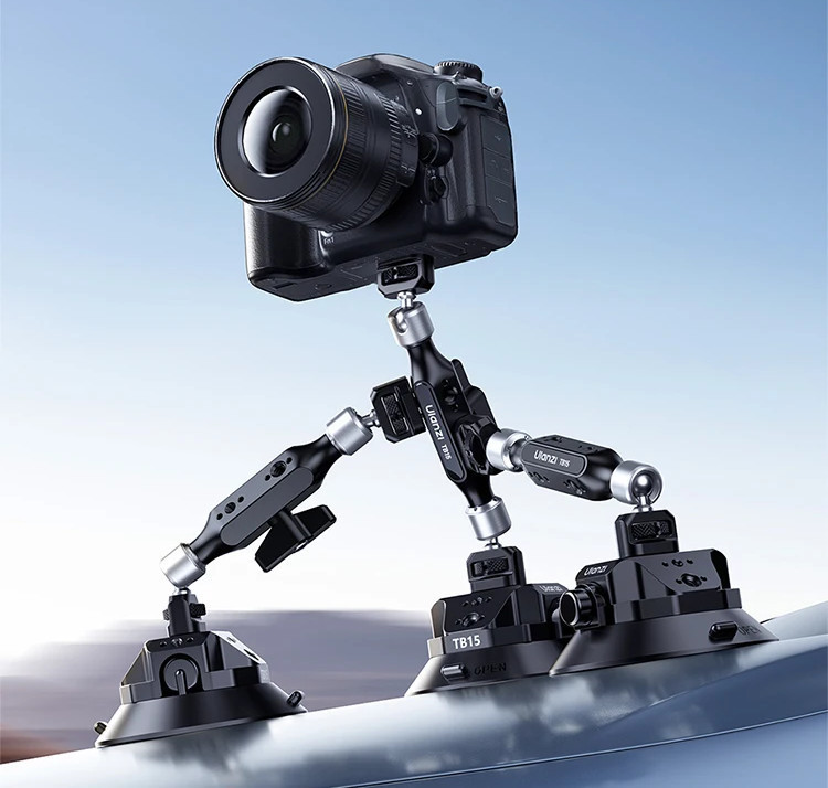 Присоска с усиленным Magic Arm для камер до 3кг с возможностью сочетания нескольких Ulanzi TB15 Киев - изображение 4