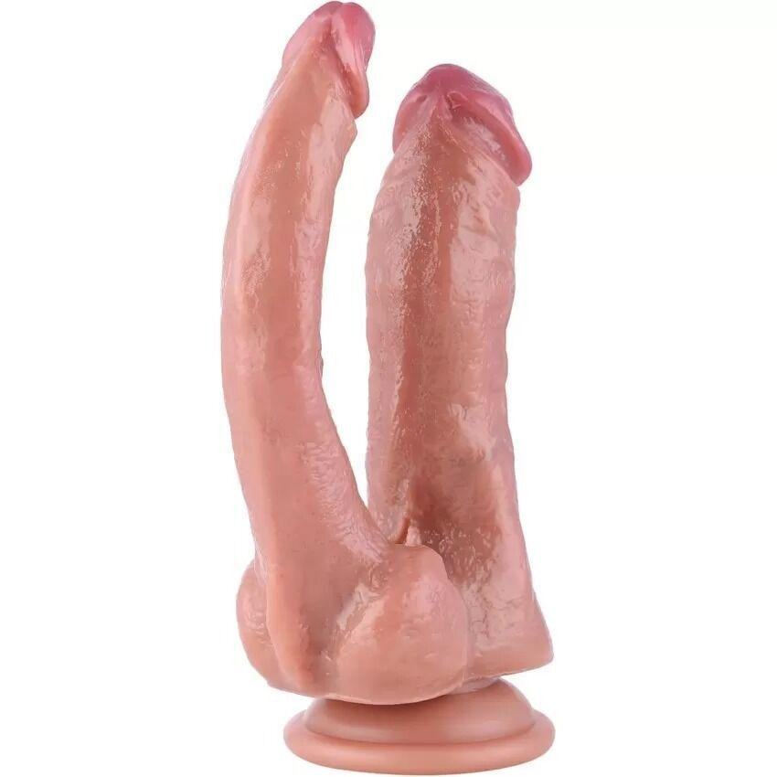 Подвійний фалоімітатор для секс-машин Hismith Double Penetrator, 9.25″ (м'яте паковання!!!) Sex Aura Київ - фото 6