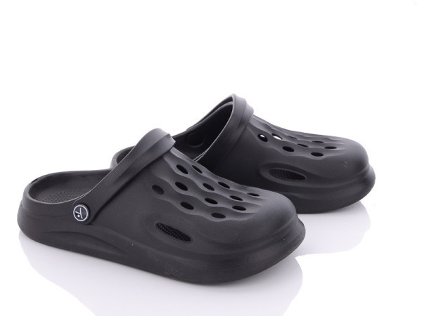 Кроксы черные мужские сабо для работы и отдыха ТМ 42 Одесса - изображение 2