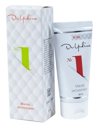 Маска лікувальна іхтіолова Маска №1 для обличчя Dr. Yudina  50 мл Дніпро - фото 1