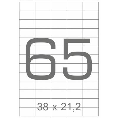 Етикетка самоклеюча Tama 38х21,2 (65 на листі) с/кл (100листів) (17795) Вінниця - фото 1