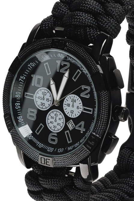 Водонепроницаемые Тактические Часы из паракорда Mil-Tec от Sturm (15774002) Размер М 