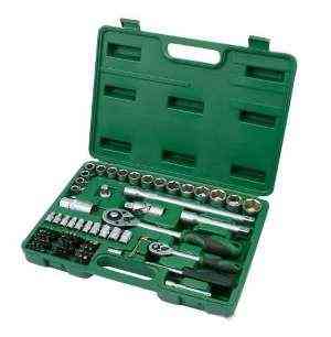 Набір насадок торцевих і біти 1/4"; 1/2" 72пр Grad Житомир