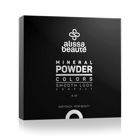 Компактна пудра із вмістом мінералів Світлий беж Mineral powder n,01 Alissa Beautе 9 г Вінниця