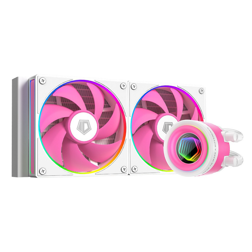 Система водяного охолодження ID-Cooling FX240 INF Pink ( білий з рожевим ) Харьков - изображение 1