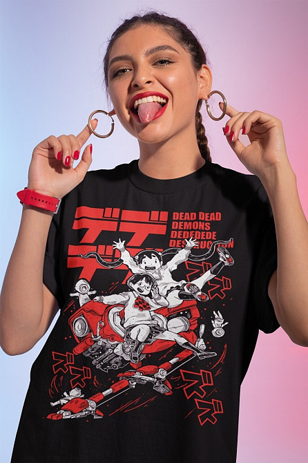 Футболка аниме Аниме Манга Деад Деад оверсайз (S/M/L) Черний AnimeJ0114 Днепр - изображение 1