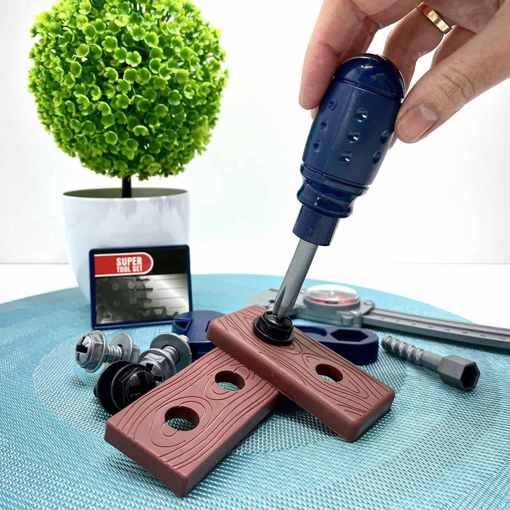 Набір інструментів електропилка та 18 предметів Синій Вид 3 (6801-2-3) Чернігів - фото 2