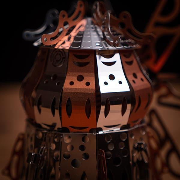 Колекційна модель-конструктор Metal Time Mysterious Mill Млин електронний двоколірна (MT054) Харків - фото 4