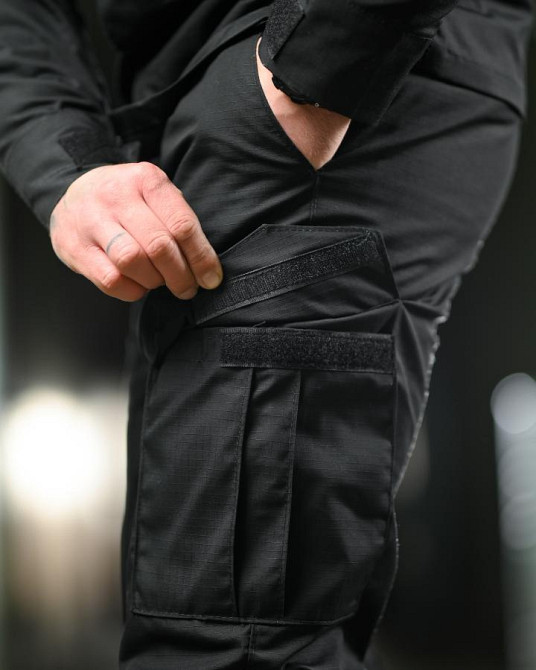 Уставний тактичний костюм чорний РА5050 Одеса - фото 8