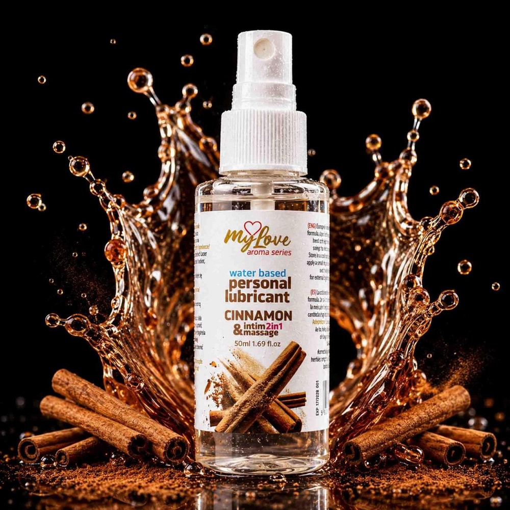 2в1 лубрикант та масажний гель - MyLove Aroma Series Intim&Massage Cinnamon, 50 мл Sex Aura Київ - фото 2