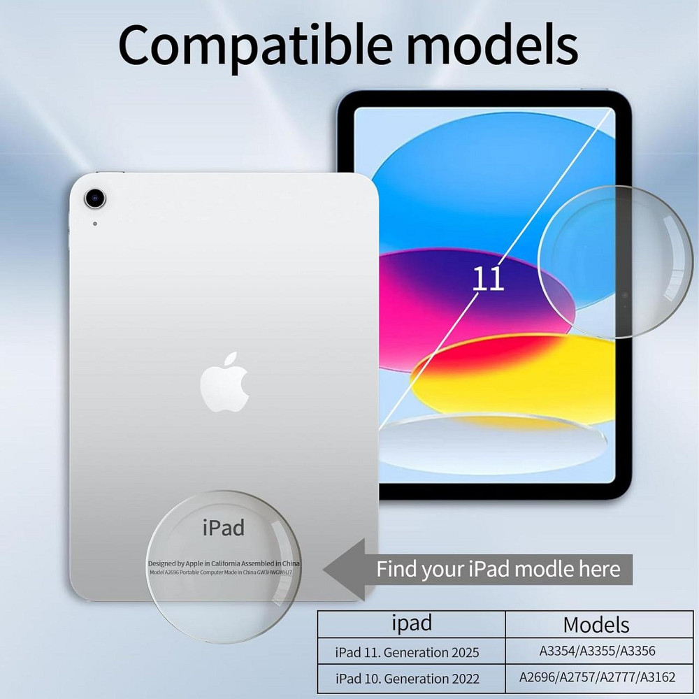 Чохол клавіатура для iPad A16 2025/iPad 10-го покоління (2022) A2696 / A2757 / A2777 Дніпро - фото 3