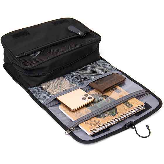 Текстильная сумка-органайзер в путешествие Vintage 20657 Черная Киев