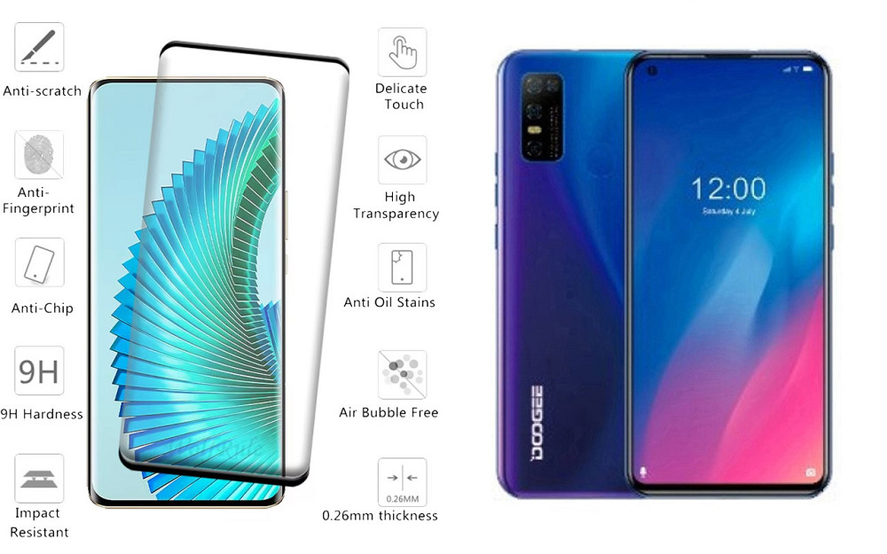 Защитное стекло HyperGlass Pro для Doogee N30 – максимальная чувствительность и защита Киев - изображение 2