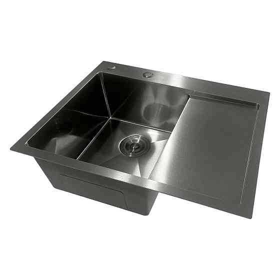 Мийка з нержавіючої сталі Mixxus MH6350L Nano-Black графіт 3.0/0.8 Харків