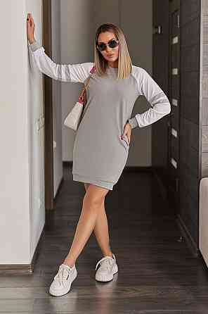 Спортивное платье из двунитки 