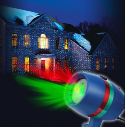 Лазерный проектор Star Shower Motion Laser Light (для дома и улицы) Blue Винница - изображение 8