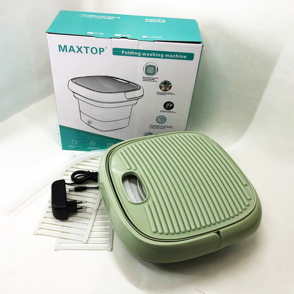 Портативная стиралка ведро MAXTOP, Стиральная машинка маленькая переносная, Стиральная машина VI-730 для дачи Киев - изображение 10