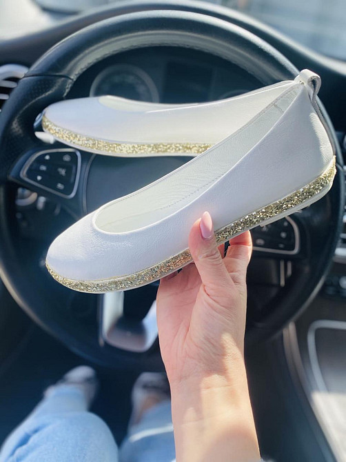 Ditas Балетки жіночі DITAS AST білі натуральна шкіра 37 (3347) Коломыя - изображение 1