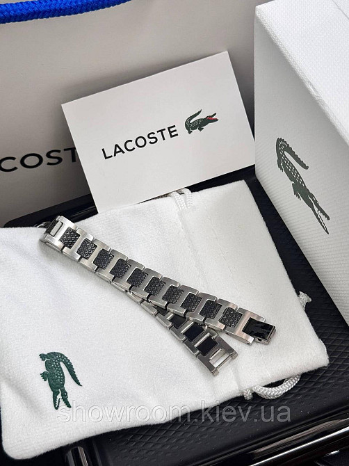 Мужской стильный браслет Lacoste, Лакоста (40190) Киев - изображение 3