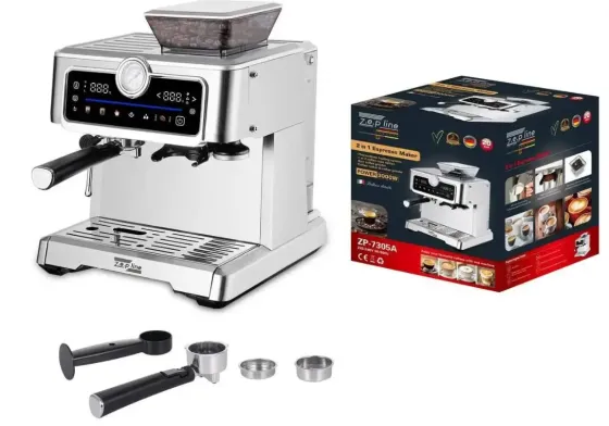 Кофеварка с кофемолкой эспрессо 2в1 Zepline ZP-7305A 3000Вт Коломыя