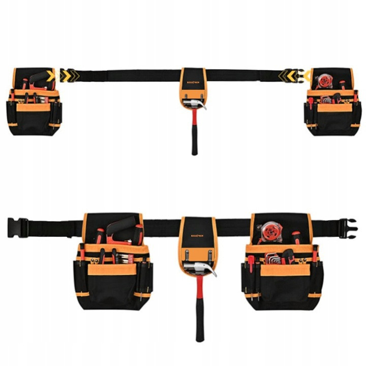 Ремень для монтажных инструментов 22 кармана и 2 петли Bigstren (21862) Нововолынск - изображение 4
