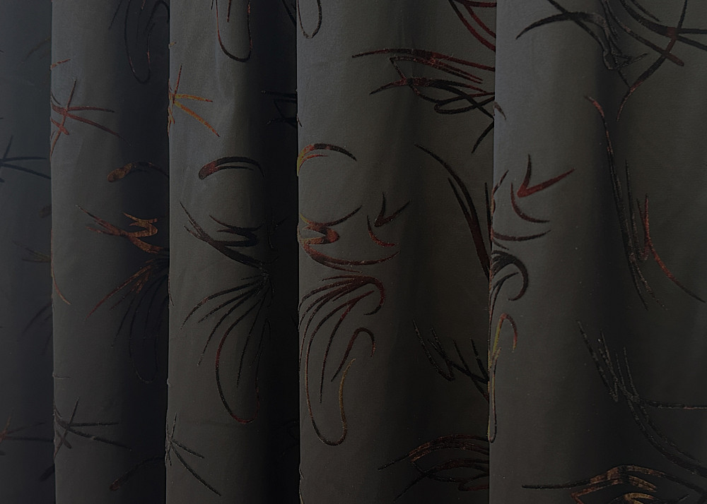 Комплект коротких штор VR-Textil Черный 140х170 см 2 шт (35-0399) Киев - изображение 6