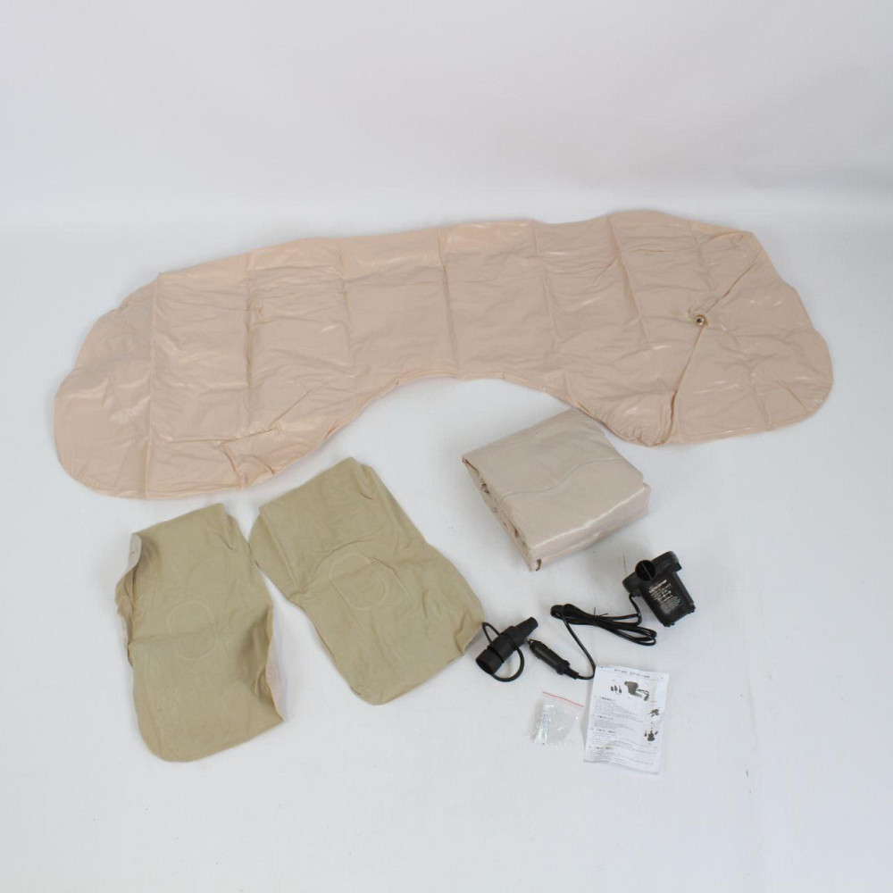 Матрац надувний у машину з насосом (135x80 см) Бежевий SBR Київ - фото 10