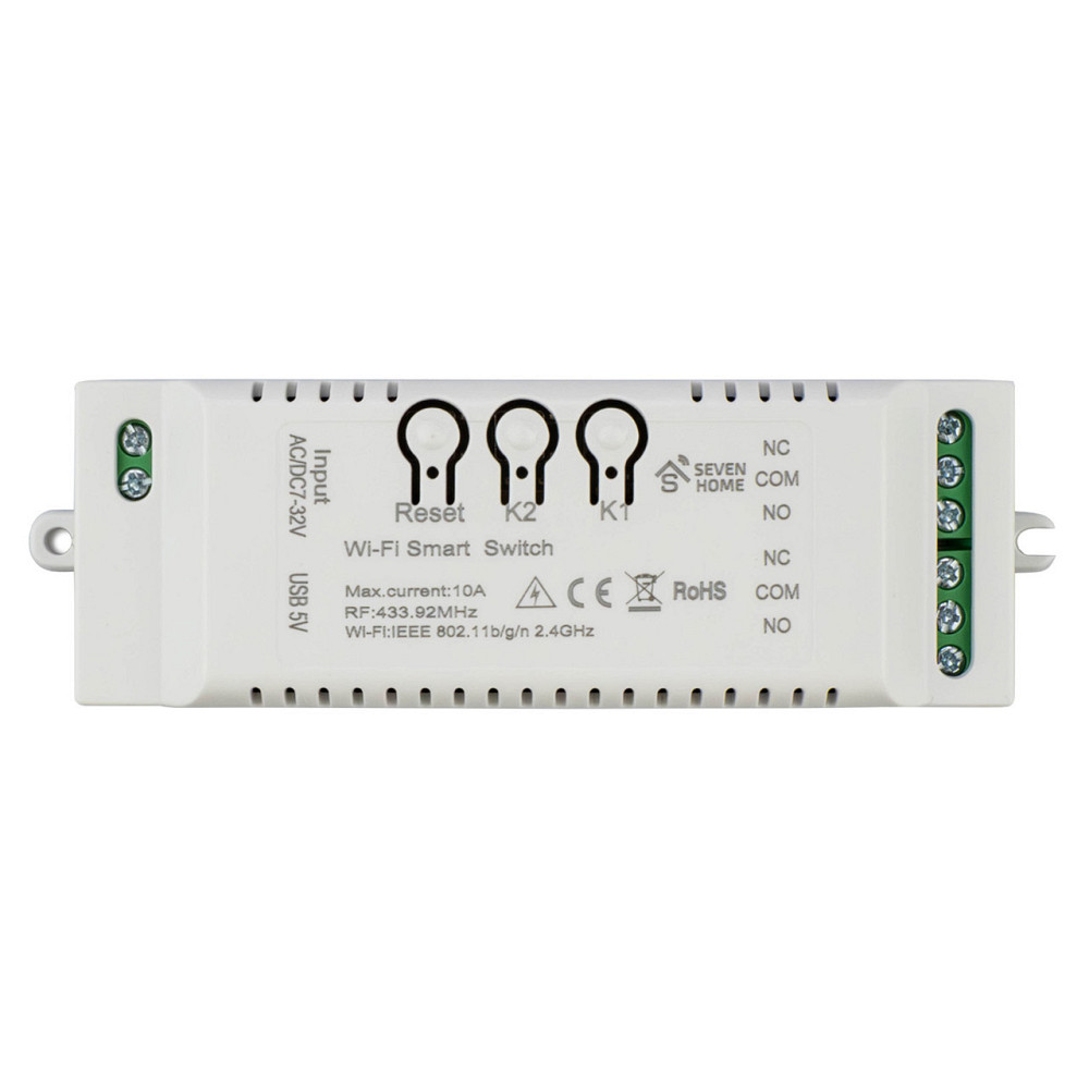 Умное двухканальное Wi-Fi реле SEVEN HOME S-7049 Киев - изображение 19