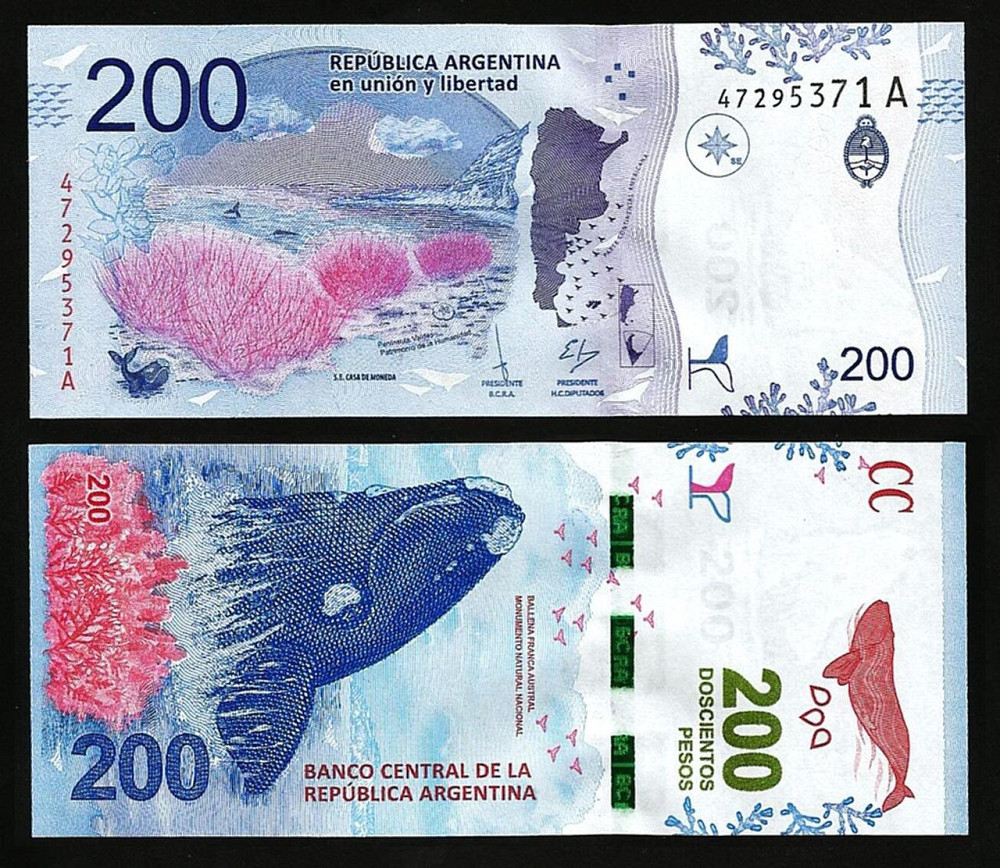 ■ 200 песо 2016г UNC P-364а Полтава - фото 1