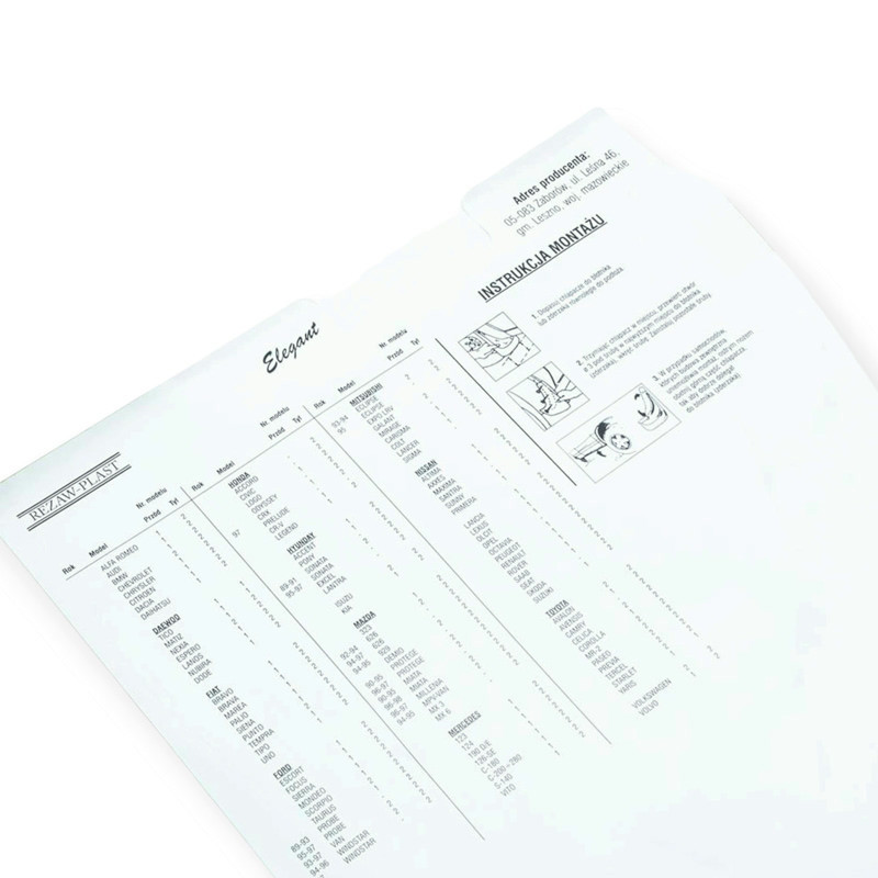 Бризговик №1 перед. rezaw-plast (блістер) під Мукачево - фото 2