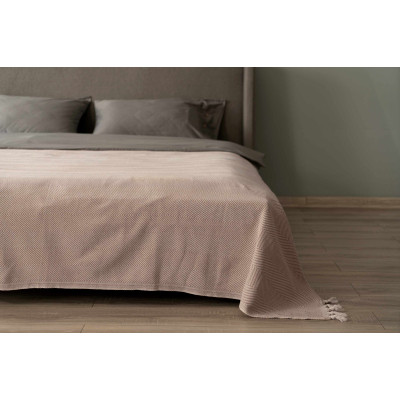 Плед Ardesto Summer 100% бавовна, бежевий 210х230 см (ART0922SE) Вінниця - фото 10