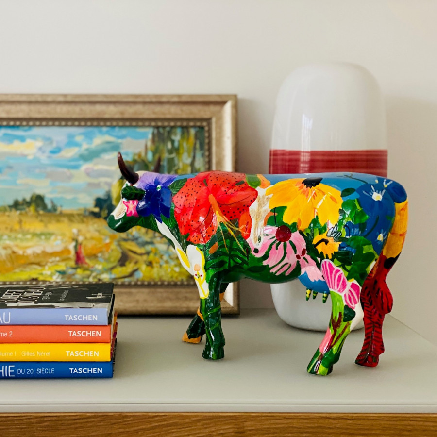 Статуэтка корова Georgia O'Cowffe коллекционная (Size L) полирезин Киев - изображение 11