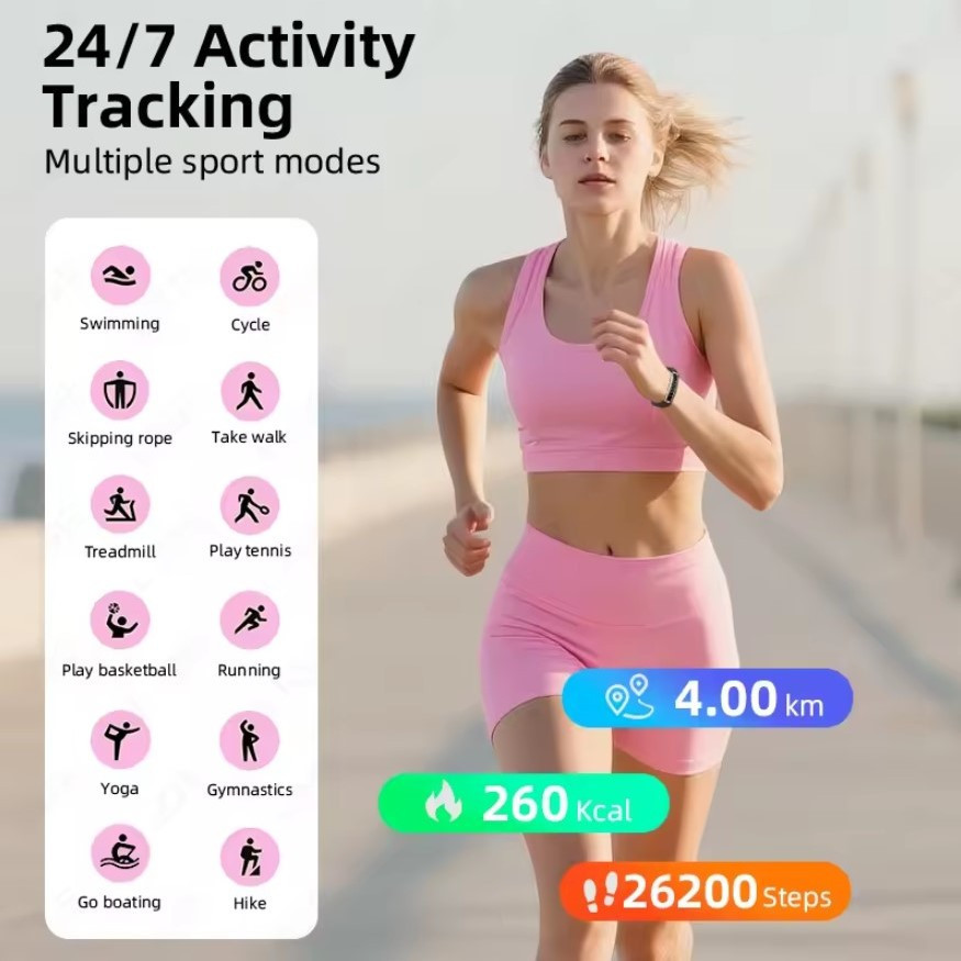 Женские умные часы Smart Lady Fit Золотистый Киев - изображение 18
