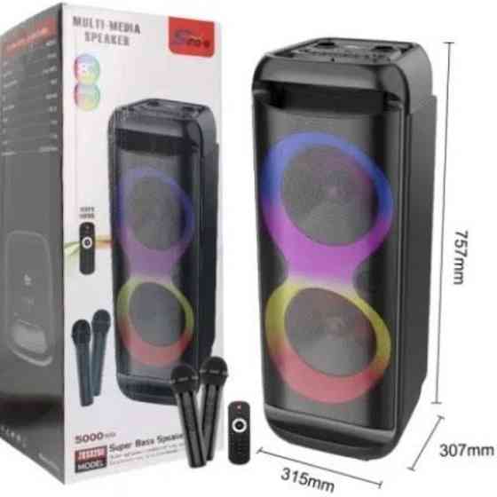 Колонка портативная fm радио колонка блютуз Bluetooth 2 микрофона. Харьков