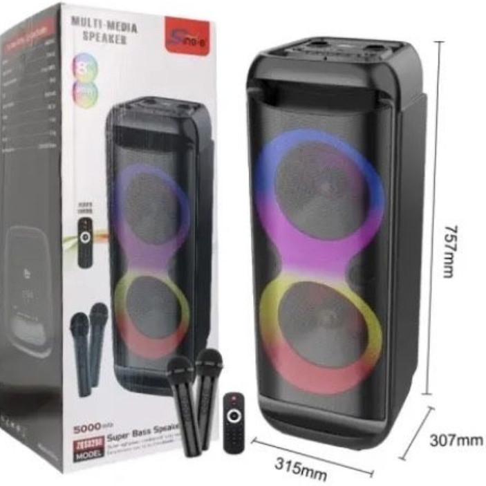 Колонка портативная fm радіо колонка блютуз Bluetooth 2 мікрофона. Харків - фото 4