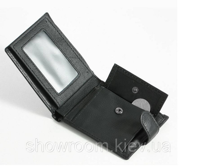 Мужское кожаное портмоне Leather Collection (2761) Киев - изображение 3