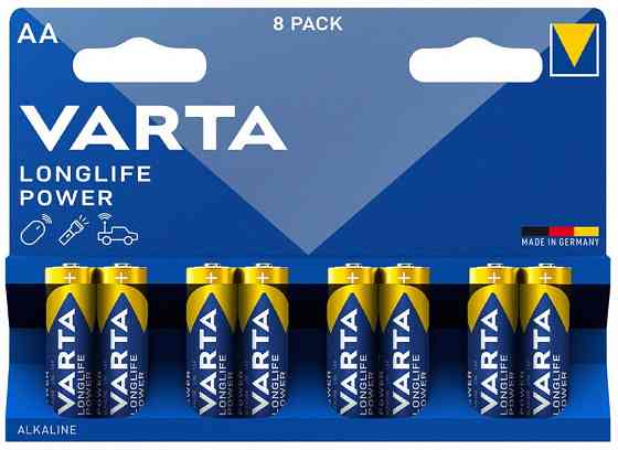 Батарейка Varta LR6/AA Longlife Alkaline 8шт Дніпро