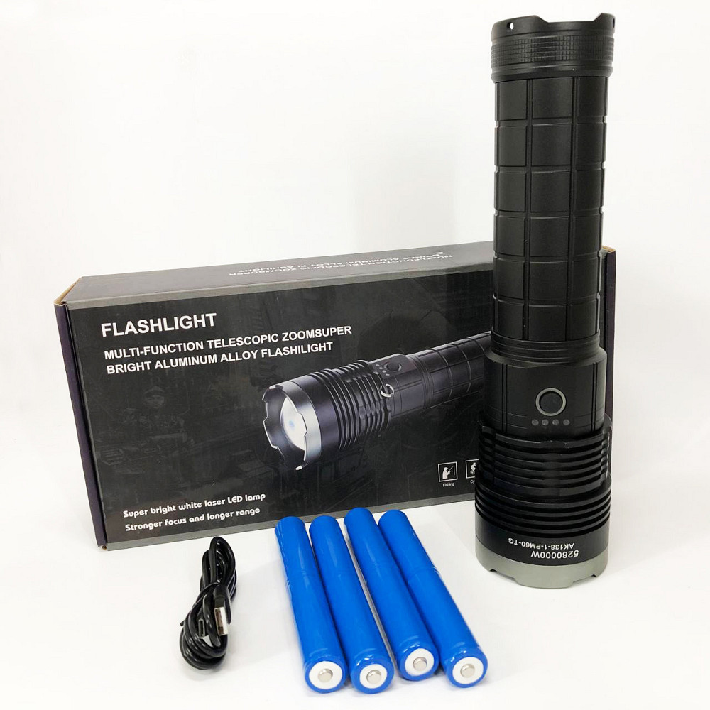 Зручний ручний ліхтар AK138-1, Ручний ліхтар з високою яскравістю Тактичний для армії GD-48 Львів - фото 1