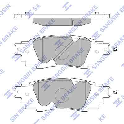 Гальмівні колодки HI-Q SP4091 Вінниця