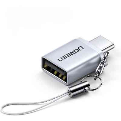 Переходник Ugreen OTG USB 3.0 AF to Type-C US270 Alum. (Gray) (50283) Винница