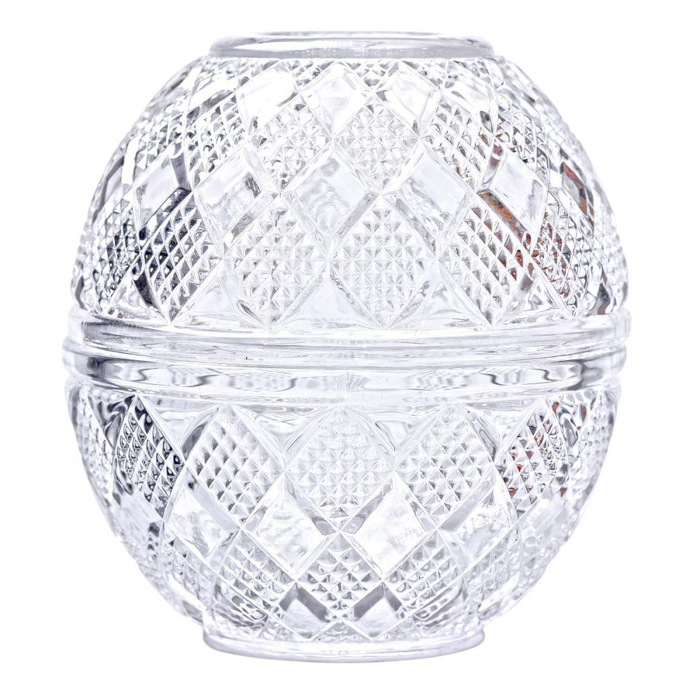 Скляна салфетниця у формі яйця Ø15 см Київ - фото 2