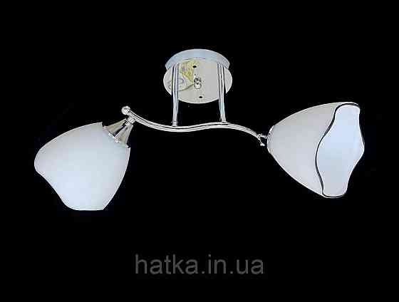 Люстра потолочная на 2 плафона 9823E/2 Хром Киев