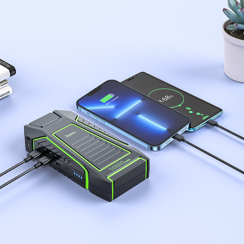 Автомобільний пуско-зарядний пристрій HOCO QS1 Spring car emergency start-up power bank(10000mAh) Київ - фото 8