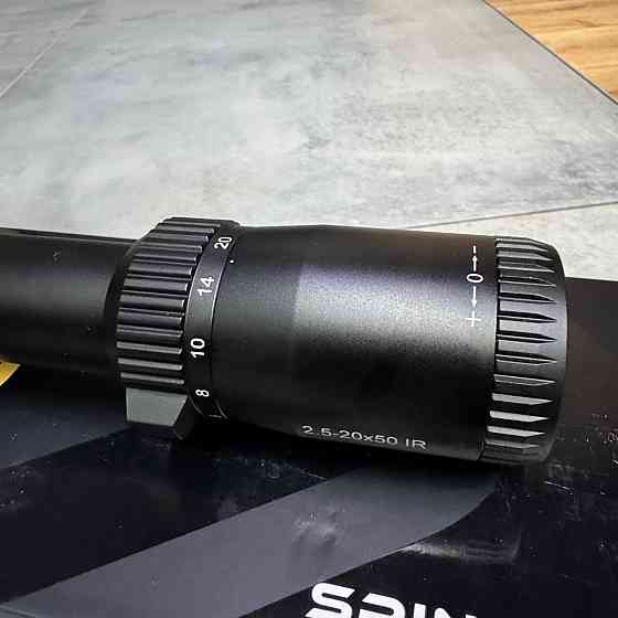 Оптический прицел Spina Optics SCOL-7, 2.5-20x50 SF IR, с креплением (кольца), подсветка Solmir Киев