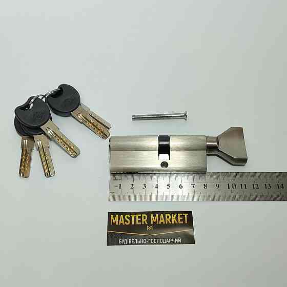 Циліндр Imperial СК-80 (35С/45) латунь ручка Харків